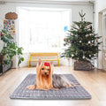 Soft Dog Cat Crate Bed Blanket Reversible Fleece Pet Bed Kennel Pads