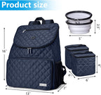 Dog Travel Bag,Airline Approved Pet Supplies Backpack, Dog Travel Backpack with 2 Silicone Collapsible Bowls and 2 Food Baskets.