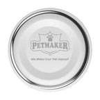 40 Oz. Stainless Steel Elevated Pet Bowls with 6.5 In. Tall Stand (Set of 2)