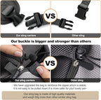 Pet Sling Carrier for Small Dogs Cats,Breathable Mesh Travelling Hand Free Puppy Backpack with Pouch and Adjustable Strap Carrier