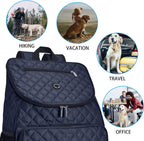 Dog Travel Bag,Airline Approved Pet Supplies Backpack, Dog Travel Backpack with 2 Silicone Collapsible Bowls and 2 Food Baskets.