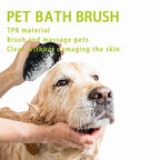 3PCS Dog Grooming Kit - Deshedding Brush, Slicker Brush, Bath Brush and Comb for Pet Supplies (Green Black)